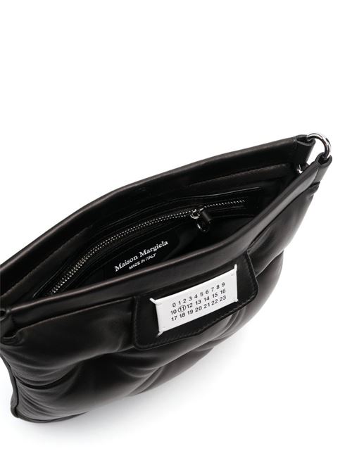 Borsa a tracolla in pelle nera trapuntata MAISON MARGIELA | SB1WG0005P4300T8013